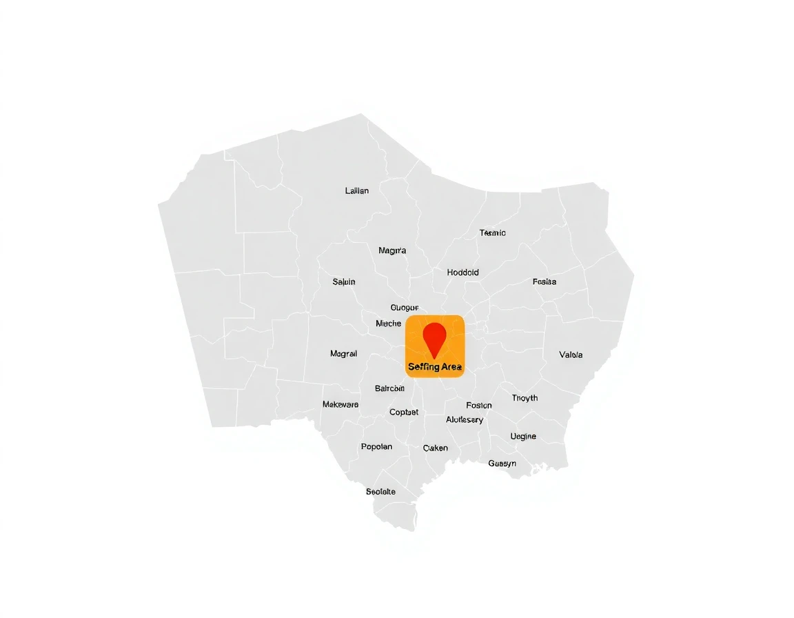 Roofing Service Areas Map