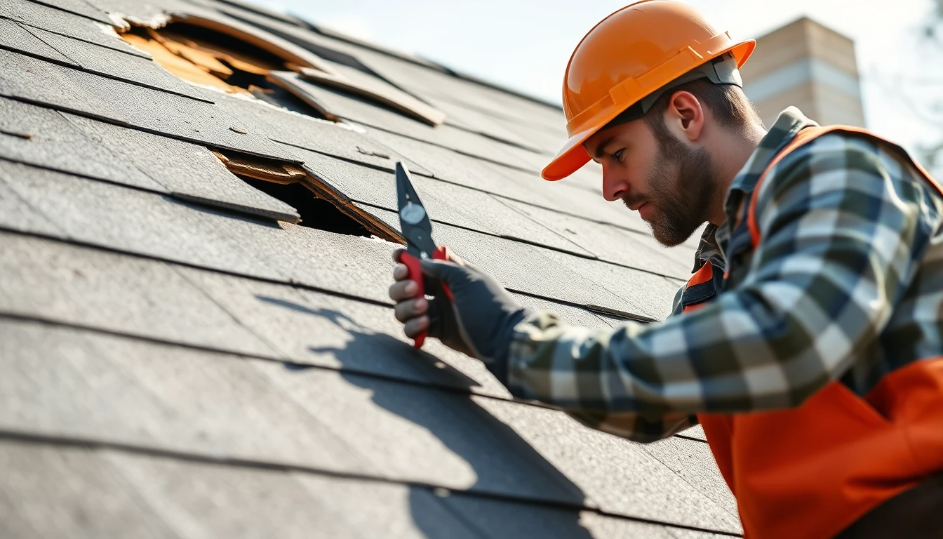 Wind Damage Roof Repair