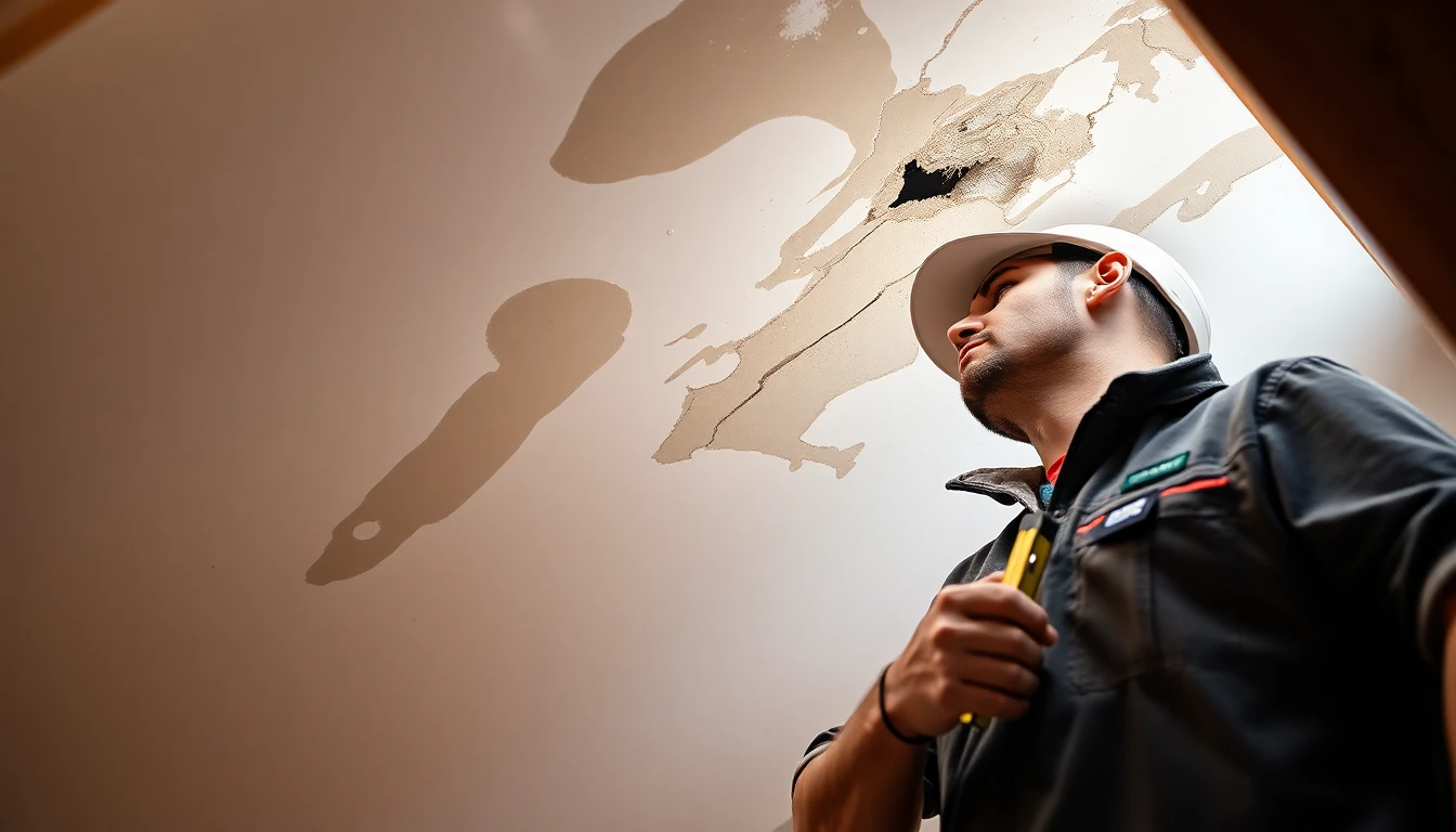 Ceiling Water Damage Repair